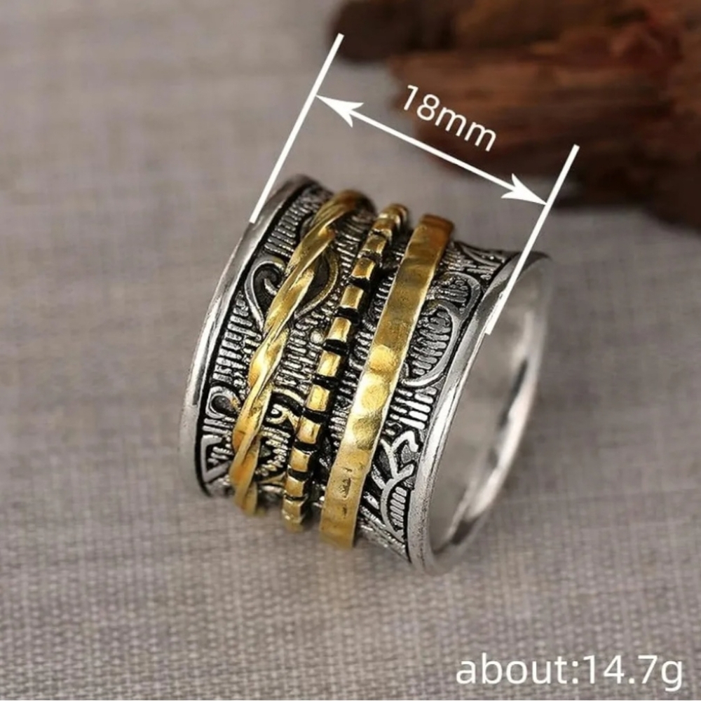 Geometric Fidget Ring - Picture 5 of 9